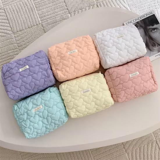 Sac de maquillage cosmétique en coton polyester (YSZQ201808