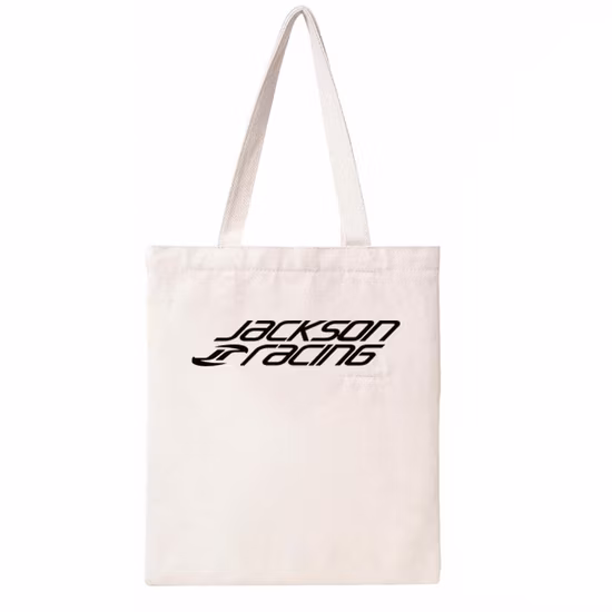 Sac fourre-tout personnalisé en gros avec logo imprimé, sac de shopping en toile