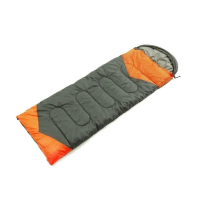 En gros pas cher en plein air Polyester adulte fibre de coton imperméable voyage randonnée Camping enveloppe sac de couchage